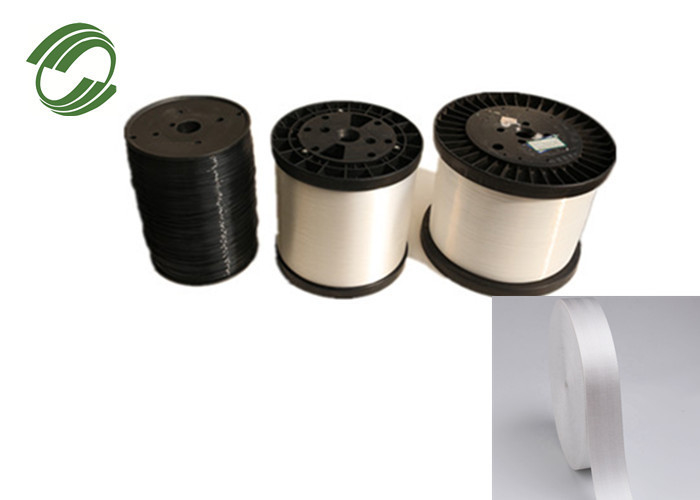 Long Service Life Polyester Monofilament Yarn Smooth Surface Good Bursting Strength